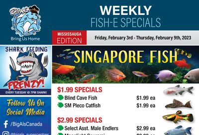 Big Al's (Mississauga) Weekly Specials February 3 to 9