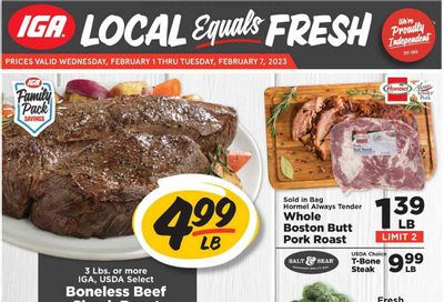 IGA (KY) Weekly Ad Flyer Specials February 1 to February 7, 2023