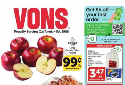 Vons (CA) Weekly Ad Flyer Specials February 1 to February 7, 2023