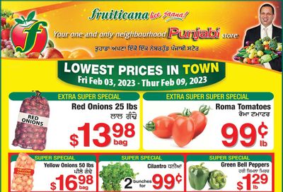 Fruiticana (Calgary) Flyer February 3 to 9