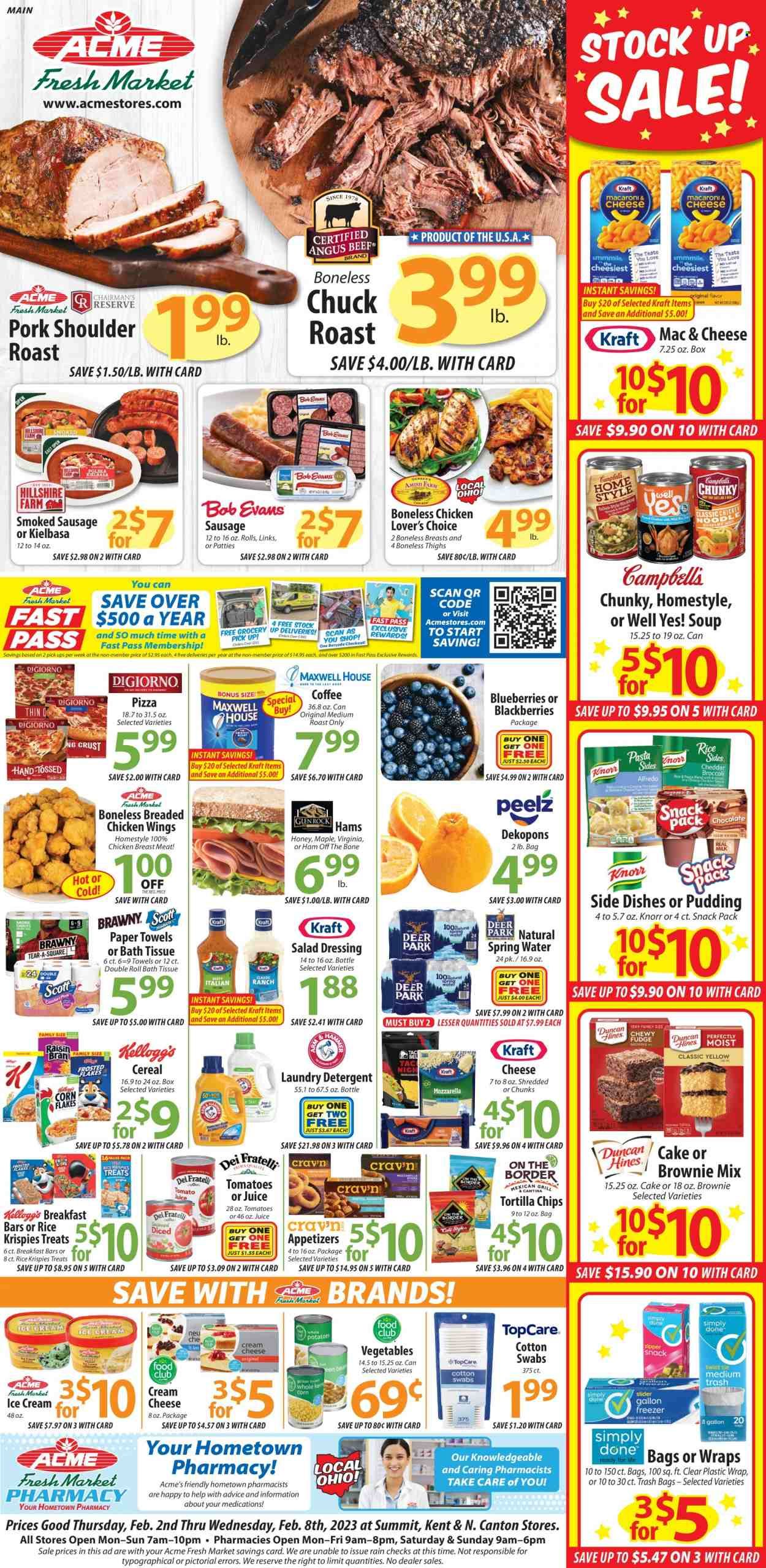 ACME Fresh Market (OH) Weekly Ad Flyer Specials February 2 to February 8, 2023