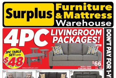 Surplus Furniture & Mattress Warehouse (St. John's) Flyer February 6 to 26