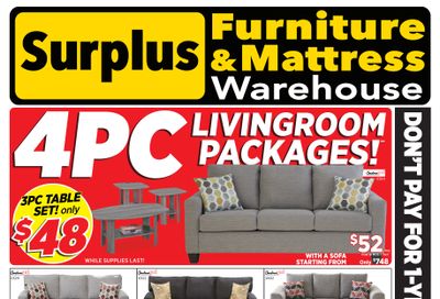Surplus Furniture & Mattress Warehouse (Barrie) Flyer February 6 to 26
