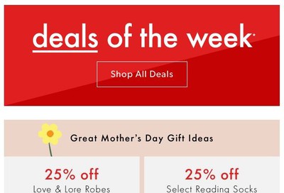 Chapters Indigo Online Deals of the Week April 27 to May 3