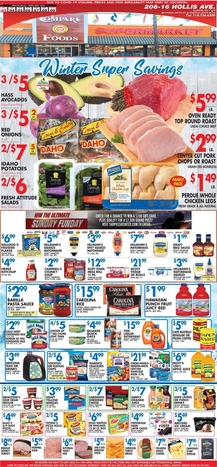Compare Foods (NY) Weekly Ad Flyer Specials February 3 to February 9, 2023