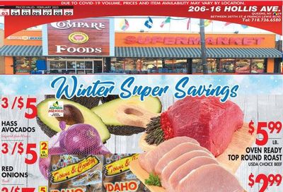 Compare Foods (NY) Weekly Ad Flyer Specials February 3 to February 9, 2023