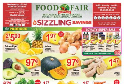 Food Fair Fresh Market (FL) Weekly Ad Flyer Specials February 2 to February 8, 2023