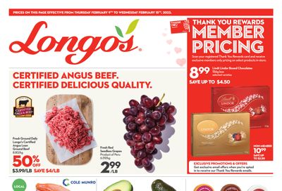 Longo's (Liberty Village) Flyer February 9 to 15