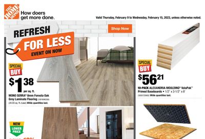 Home Depot (ON) Flyer February 9 to 15