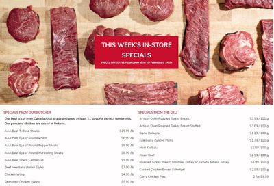 Denninger's Weekly Specials February 8 to 14