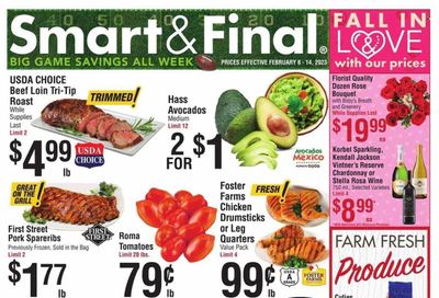 Smart & Final (AZ, CA) Weekly Ad Flyer Specials February 8 to February 14, 2023