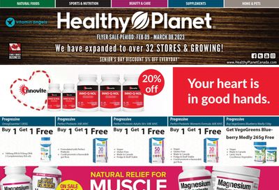 Healthy Planet Flyer February 9 to March 8