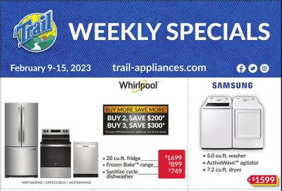 Trail Appliances (AB & SK) Flyer February 9 to 15