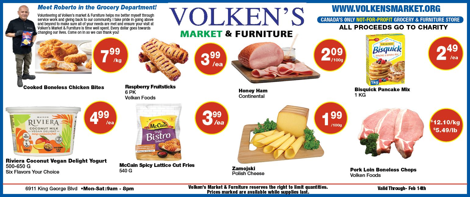 Volken's Market & Furniture Flyer February 8 to 14