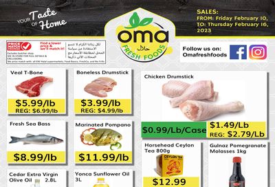 Oma Fresh Foods Flyer February 10 to 16