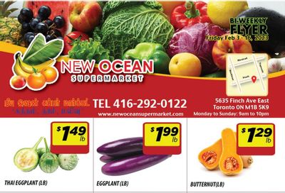 New Ocean Supermarket Flyer February 3 to 16