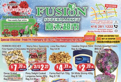 Fusion Supermarket Flyer February 10 to 16