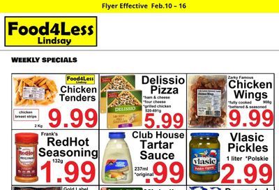 Food 4 Less (Lindsay) Flyer February 10 to 16