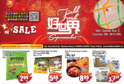 Field Fresh Supermarket Flyer February 10 to 16