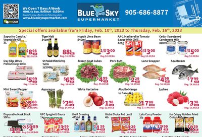 Blue Sky Supermarket (Pickering) Flyer February 10 to 16