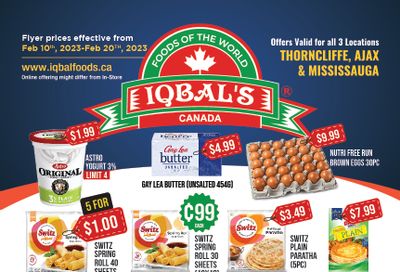 Iqbal Foods Flyer February 10 to 20