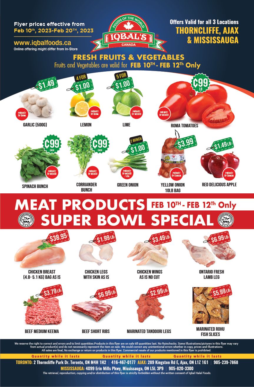 Iqbal Foods Flyer February 10 to 20