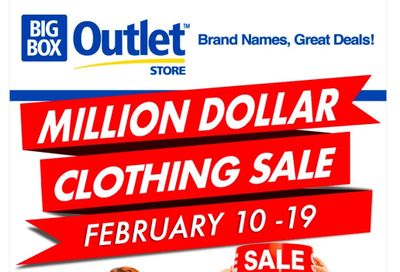 Big Box Outlet Store Flyer February 10 to 19