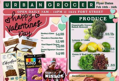 Urban Grocer Flyer February 10 to 16