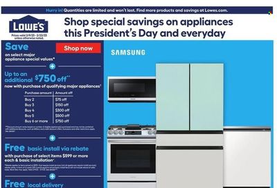 Lowe's Weekly Ad Flyer Specials February 9 to February 22, 2023