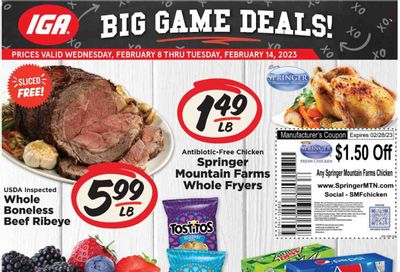 IGA (IN) Weekly Ad Flyer Specials February 8 to February 14, 2023