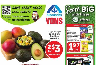 Vons (CA) Weekly Ad Flyer Specials February 8 to February 14, 2023