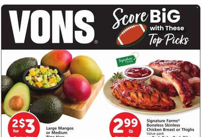 Vons (CA) Weekly Ad Flyer Specials February 8 to February 14, 2023