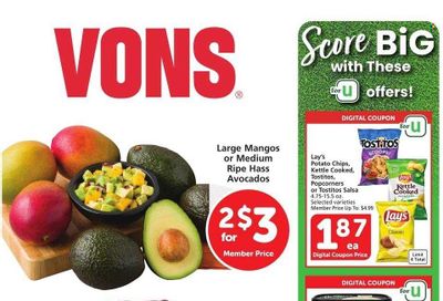 Vons (CA) Weekly Ad Flyer Specials February 8 to February 14, 2023