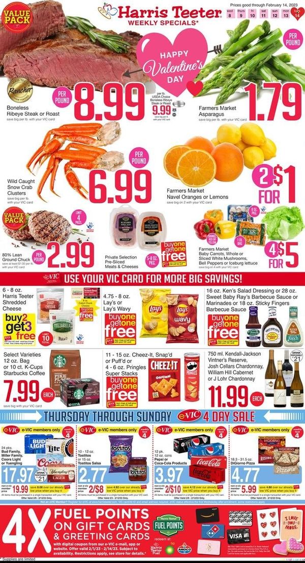 Harris Teeter Weekly Ad Flyer Specials February 8 to February 14, 2023