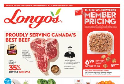 Longo's (Liberty Village) Flyer February 16 to March 1