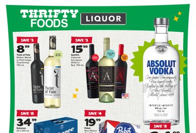Thrifty Foods Liquor Flyer February 16 to 22