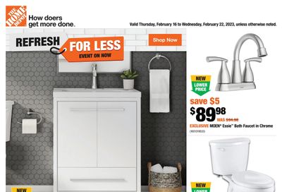 Home Depot (Atlantic) Flyer February 16 to 22