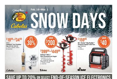 Bass Pro Shops Flyer February 16 to March 1