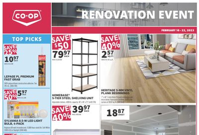 Co-op (West) Home Centre Flyer February 16 to 22