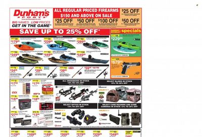 Dunham's Sports (MI, MN, ND, SD, WI) Weekly Ad Flyer Specials February 11 to February 16, 2023