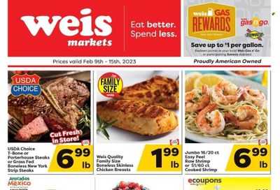 Weis (MD, NY, PA) Weekly Ad Flyer Specials February 9 to February 15, 2023