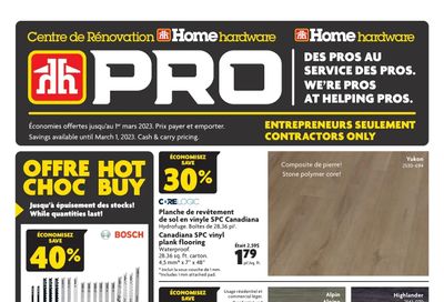 Home Hardware Building Centre (QC) PRO Flyer February 16 to March 1