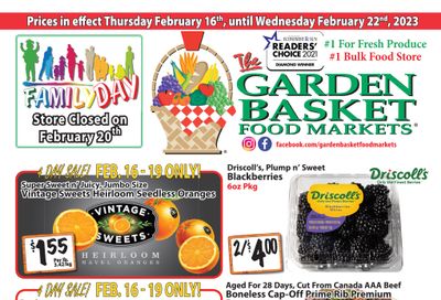 The Garden Basket Flyer February 16 to 22
