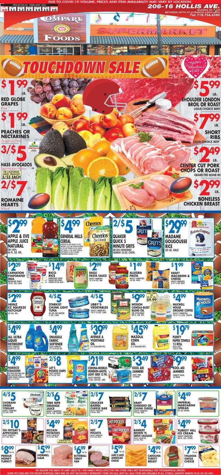 Compare Foods (NY) Weekly Ad Flyer Specials February 10 to February 16, 2023