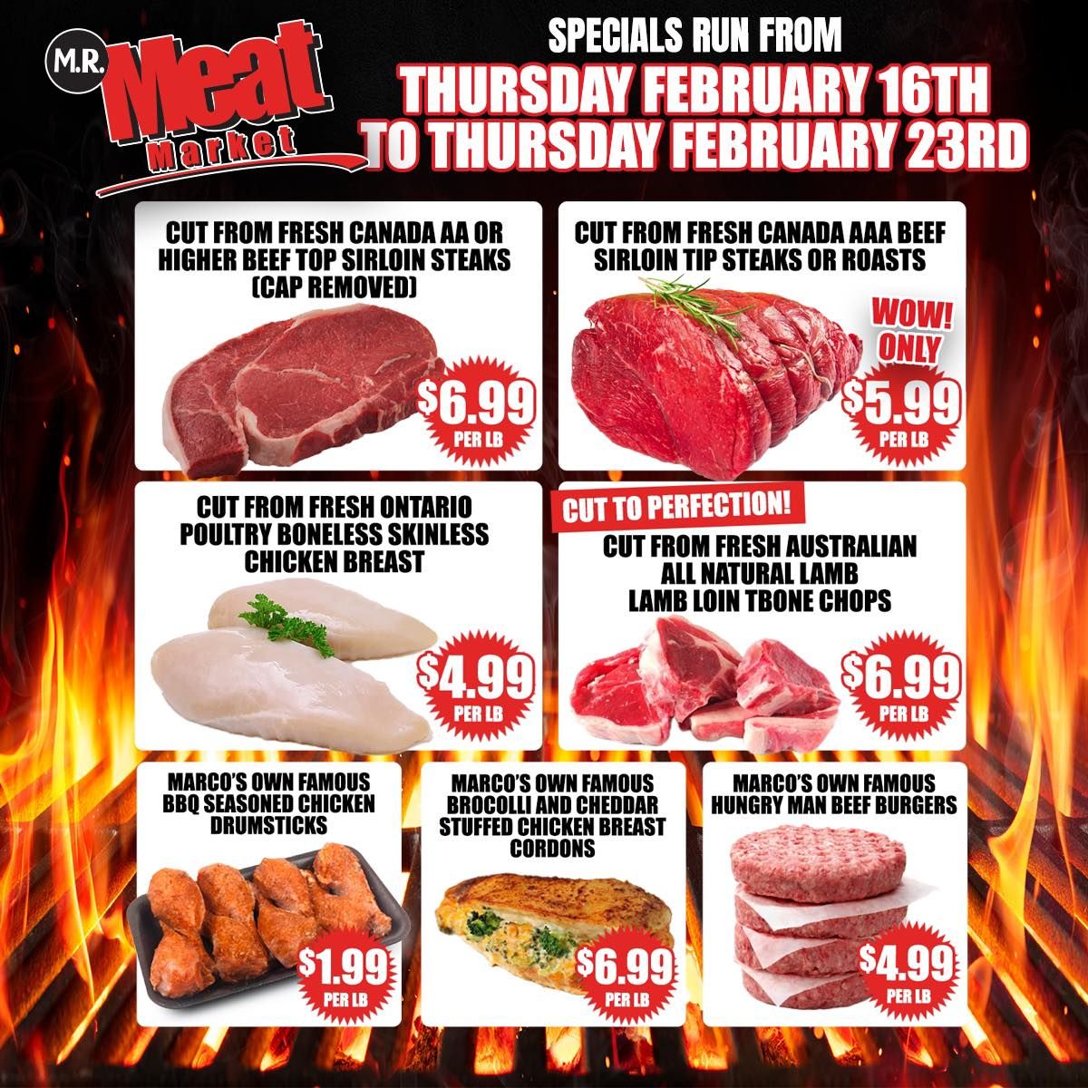 M.R. Meat Market Flyer February 16 to 23