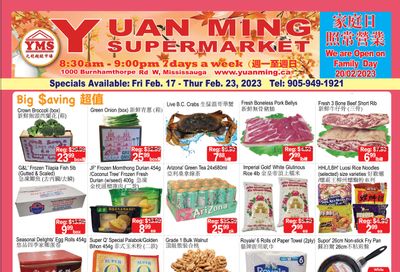 Yuan Ming Supermarket Flyer February 17 to 23