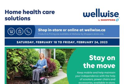 Wellwise By Shoppers Flyer February 18 to 24