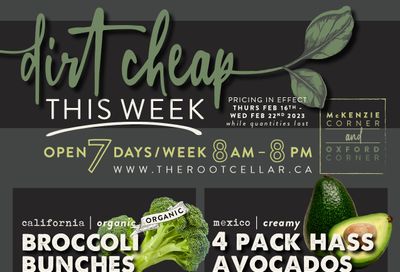 The Root Cellar Flyer February 16 to 22