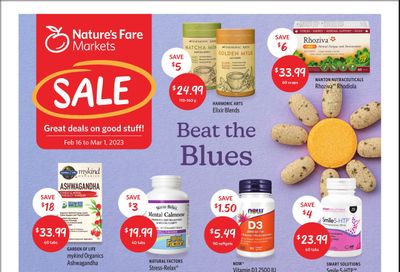 Nature's Fare Markets Flyer February 16 to March 1