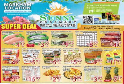 Sunny Foodmart (Markham) Flyer February 17 to 23